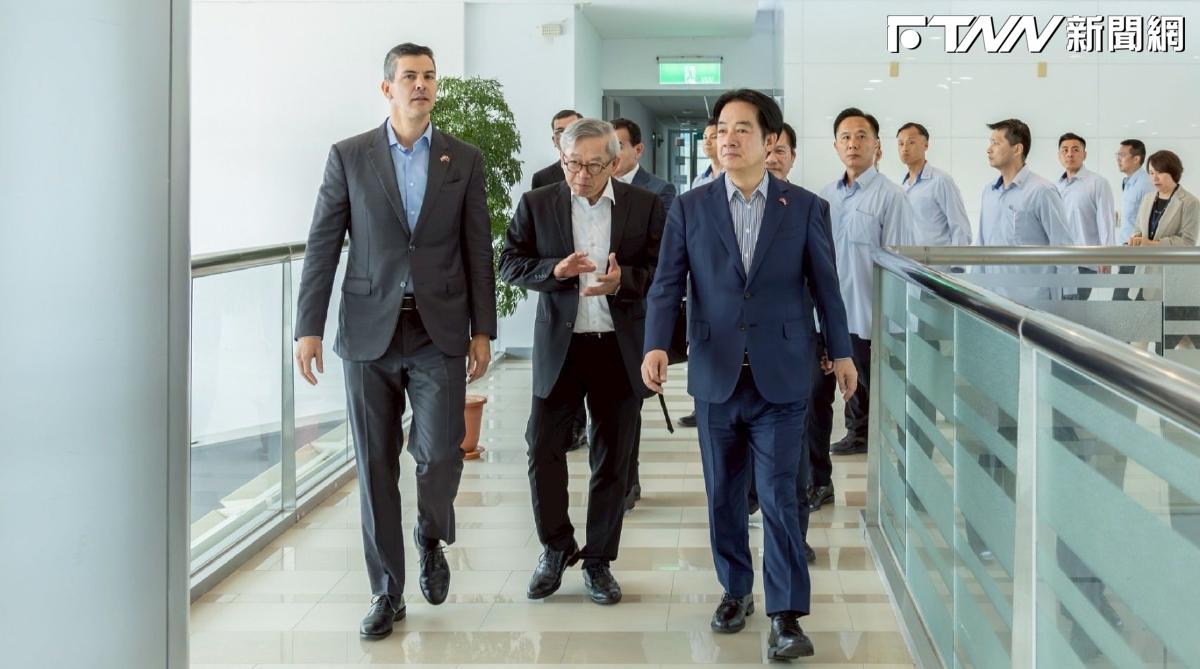 巴拉圭總統參訪南科！盼台巴攜手成高科技策略夥伴